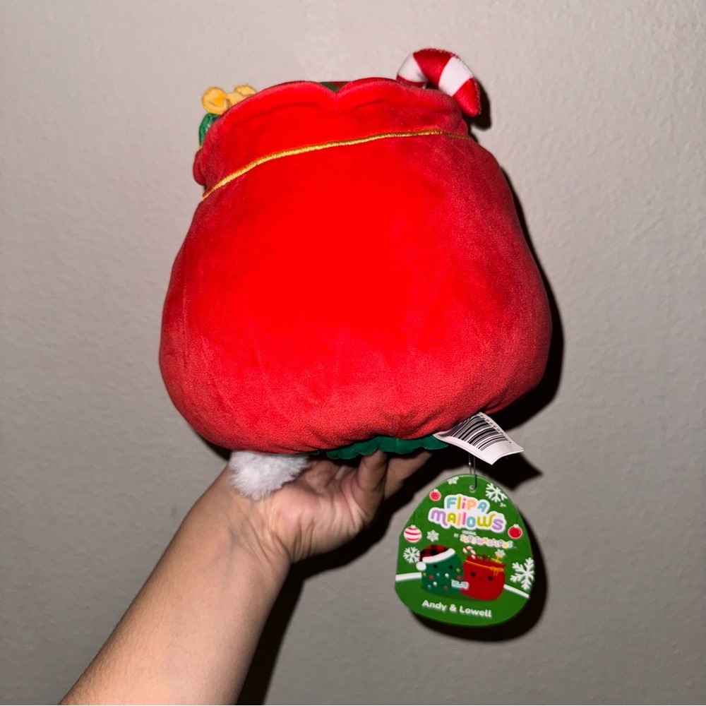 8” Andy and Lowell Flip Mallow Gift bag and Christmas Tree Squishmallow - Picture 2 of 4